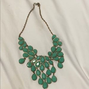 Turquoise statement necklace